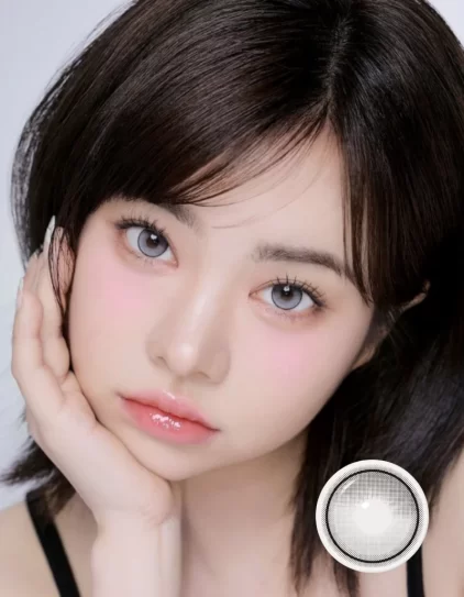 [아이즈미 x 이사] 원픽 이넬 그레이 - 원데이 전체 직경 14.3 그레이 서클 렌즈