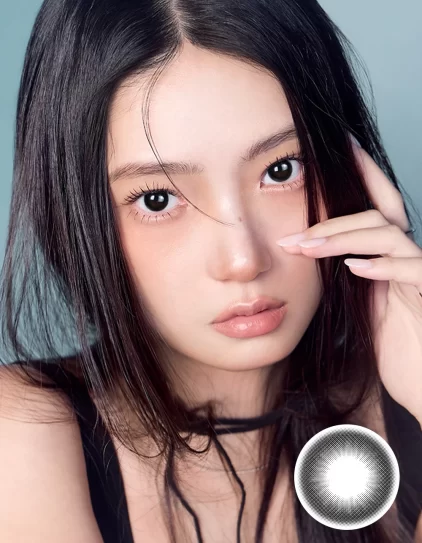 돌리 블랙 - 그래픽 직경 14.0 블락 서클 렌즈